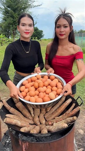 12K views · 69 reactions | Cook cassava cake with chicken egg recipe | Handcraft | Facebook