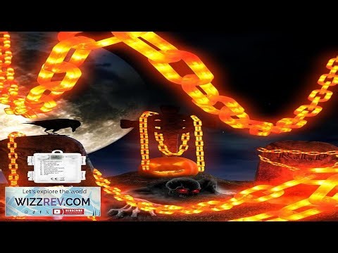 Halloween Decorations Battery String Lights 10 Ft 160 LED Plastic Chain