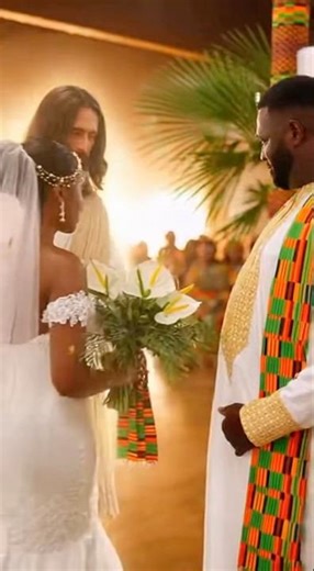 Jesus Brings Bride to Her Groom At Beautiful Wedding 🥹😍🥰 #jesus #viralvideo #love #shortsfeed
