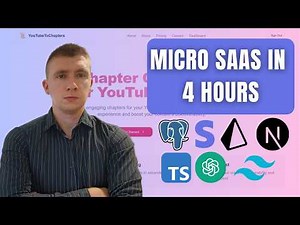 Build a Micro SaaS with Next.JS , Stripe, ShadCN, TypeScript, Prisma, Postgres, OpenAI API (2024)