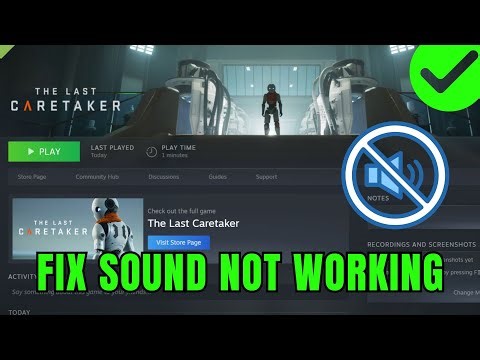 Fix The Last Caretaker Sound or Audio Not Working | Popping, Distorted or Crackling Audio Problem