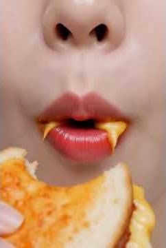 asmr loaded cheese sandwich eating sound Muckbang#eating #mukbang #shorts