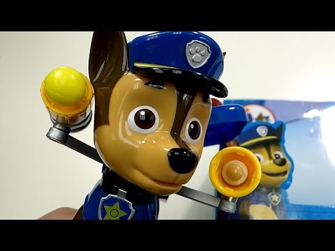 Paw Patrol Jumbo Sized Action Pup: Chase unboxing