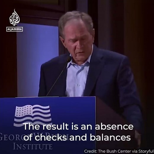 Bush mistakenly condemns ‘invasion of Iraq’ instead of Ukraine