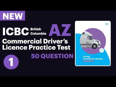 ICBC Commercial Drivers Licence Practice Test | Part 1 | #ICBCCommercialDriver#icbc