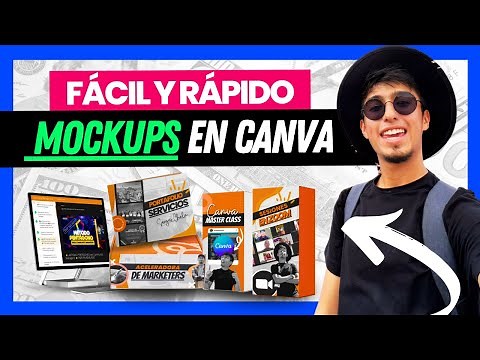 Cómo hacer MOCKUPS en CANVA facil y rapido ✅ (Paso a Paso)