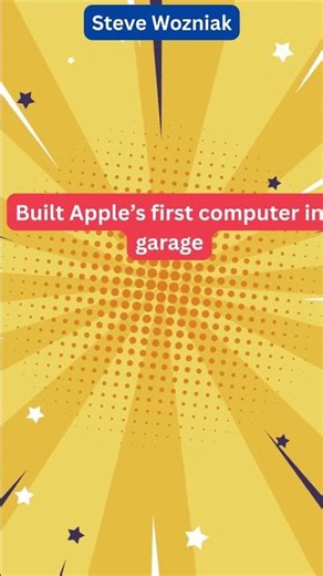 💡 Steve Wozniak: The Genius Behind Apple | Computer Innovator & Tech Pioneer 🍎✨