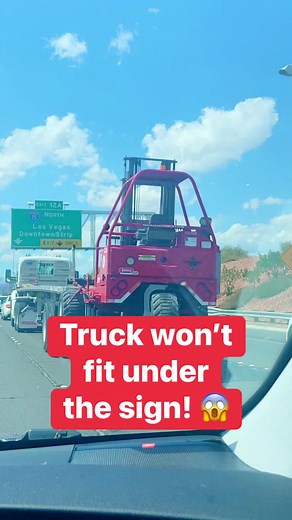 144K views · 302 reactions | Truck is too tall to fit under the sign! | Lists and Laughs | Facebook