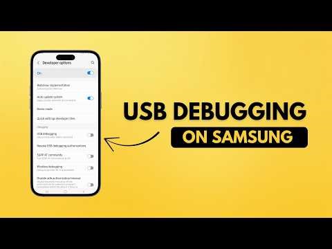 How to Enable USB Debugging on Samsung (Unlock Developer Options!)