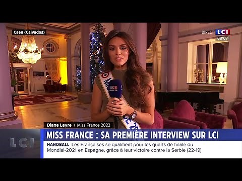 LA PREMIÈRE INTERVIEW DE MISS FRANCE 2022