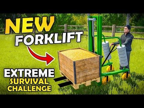IS OUR NEW MANUAL FORKLIFT BIG ENOUGH? - EXTREME Survival Challenge | Episode 10