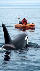 3.6M views · 38K reactions | Polar Bear Saves Man From Orca Attack! | Wild Life Lessons | Facebook