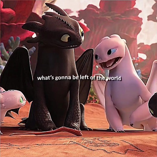 Homecoming: Toothless and Light Fury Fan Art Edit