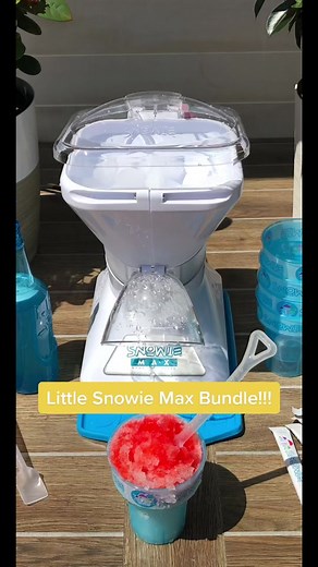 Little Snowie Max Snow Cone Maker Bundle! Now at best price ever! (Yes you can do Margaritas!) #littlesnowiemax #amazonmusthaves #summerdrinks