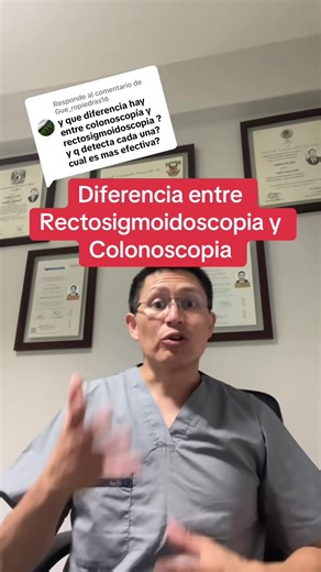 Diferencia entre Rectosigmoidoscopia y Colonoscopia | TikTok