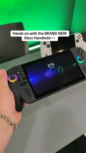 Blue Thunder on Instagram: "I got to try out the brand new Xbox Handheld the ROG Xbox Ally and ROG Xbox Ally X 👀 #xbox #xboxhandheld #xboxrogally #gaming"