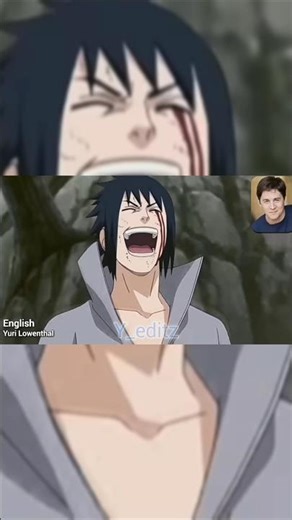 Sasuke evil laugh for Kakashi . Naruto Shippuden #anime #naruto