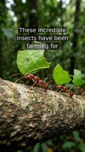 Did You Know - Leafcutter ants practice agriculture and grow their own food?