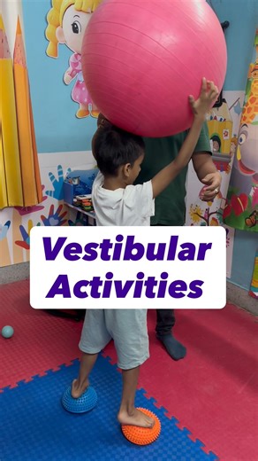 Vestibular Activities (Balancing n Coordination Ex) #autismawareness #autism #kidsvideo #activities