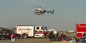 Mass casualty incident training in Meade County