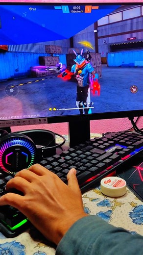 Fire Gaming Keyboard | ⌨️🖱️📱 Mix Pro Geek Gamer #freefire#mixpro#geekgamer#keyboardmouse