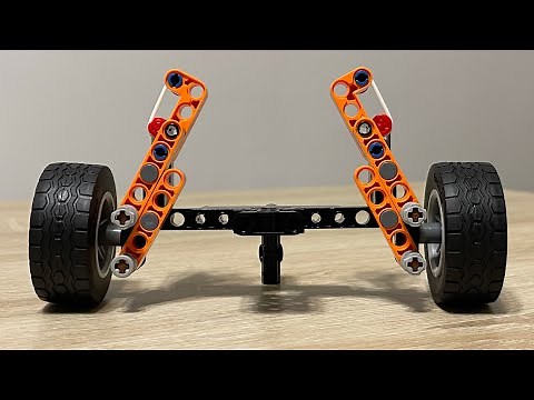 LEGO Rubber Band Suspension System (Without Shock Absorbers)