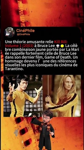 La Référence à Bruce Lee Était Impossible à Manquer 🥋🟡 | Kill Bill: Volume 1 (2003) #shorts