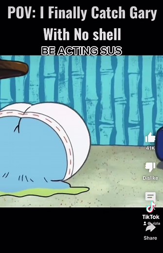 SpongeBob Clapping Cheeks with Gary Meme