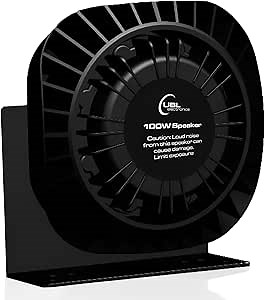 UBL 100W Siren Speaker for Emergency Vehicles – 124 dB High Output Siren Speaker, Universal Compatibility – Durable Polycarbonate Housing, Easy Installation for Firefighters, Police and EMTs