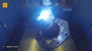 118K views · 339 reactions | Time-lapse video of the rocket thruster that was 3D metal printed in Stainless Steel using MX3D's #MetalXL software and #M1 Metal AM System for the #aerospace industry. Video Credit: MX3D #MetalAM #Metal3Dprinting #Robotics #Roboticwelding #DED #WAAM #RocketThruster | Wevolver.com | Facebook