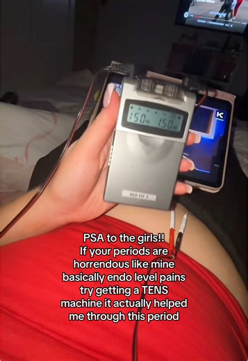 Relief for Severe Period Pain Using a TENS Machine