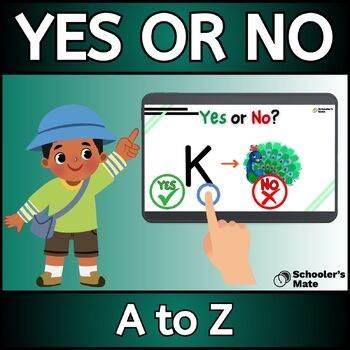 Yes or No: Alphabet (Vocabulary Pictures) Digital Resources