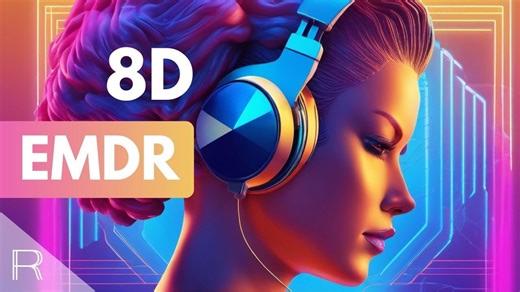 🎧 8D music for binaural stimulation | EMDR therapy with immersive 8D sounds