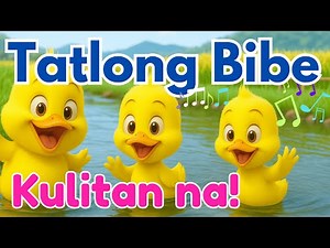 Tatlong Bibe | Masayang Awiting Pambata | 3D Animation | Tagalog Nursery Rhyme