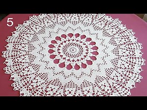CROCHET Doily Tutorial How to crochet Part 5