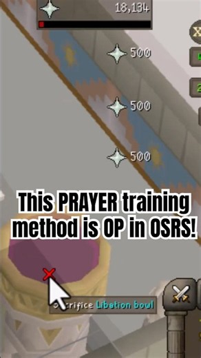 This is the BEST PRAYER training method in OSRS!