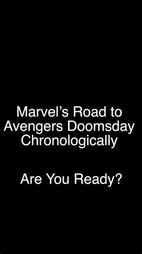 Road to Avengers Doomsday Chronologically. Have I missed anything?🤔 #marvel #mcu #roadtodoomsday