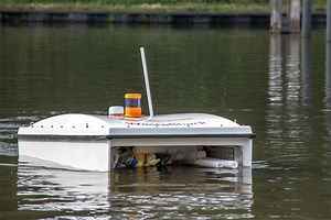 WasteShark: the aquatic drone that picks up trash and collects data