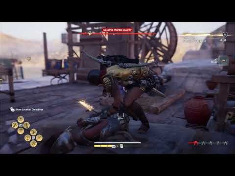 "Salamis Marble Quarry" Assassin's Creed Odyssey. (gameplay)