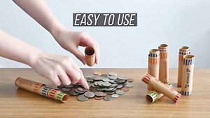 L LIKED 100 PCS Preformed Coin Wrappers Rolls-Pennies (Pack of 2)