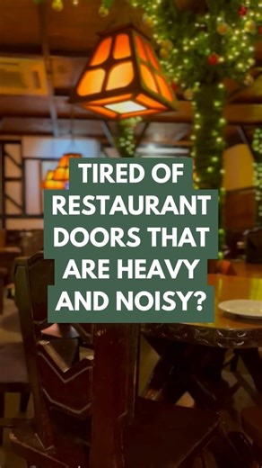 Quiet Self-Closing Door Hinge: Door Closer Alternative for Restaurant Doors