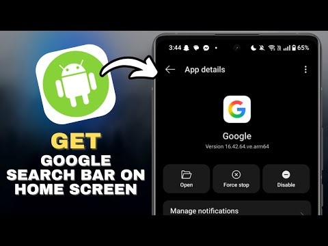 How To Get Google Search Bar Back On Android Home Screen in SECONDS!