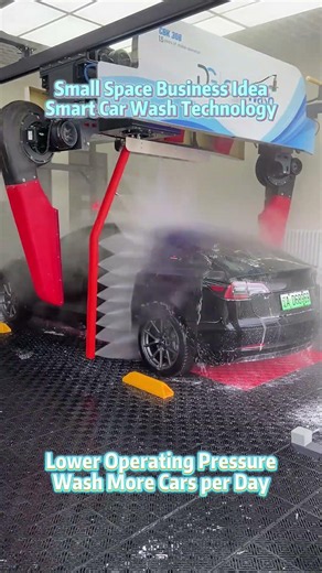 A new approach to car washing: less contact, smart technology and reliable cleaning.