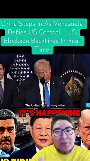 China strategically steps in to defend Venezuela by installing its first floating oil platform!#usa #foryou #fyp