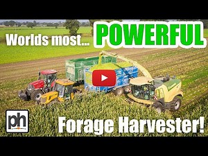 The Most POWERFUL Forage Harvester in the WORLD! - Krone BIG X 1180