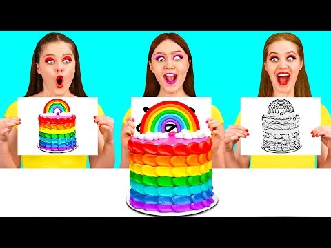 Who Draws it Better Take The Prize | Funny Food Situations by Fun Challenge