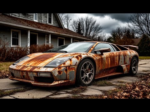 ASMR Car Restoration | Abandoned Rusty Lamborghini Rebuild