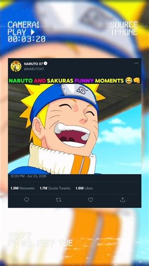 Naruto and Sakura's Funny Moments! 😂👊#naruto #anime