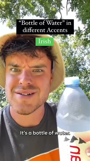 Try saying bottle of water in THESE accents! 🫣👀 | The Accent Guy