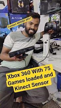 Xbox 360 with Kinetic sensor #kinect #xboxkinect #xbox #gaming